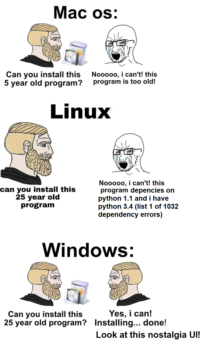 yes chad, soyak, apple (company), bloodshot eyes, compatibility, crying, error, glasses, linux, mac os