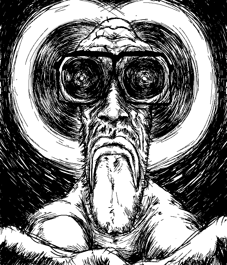 mentaljak, 1soyjak, angry, bald, black background, black eyes, closed mouth, creepy, fluoride stare, front view