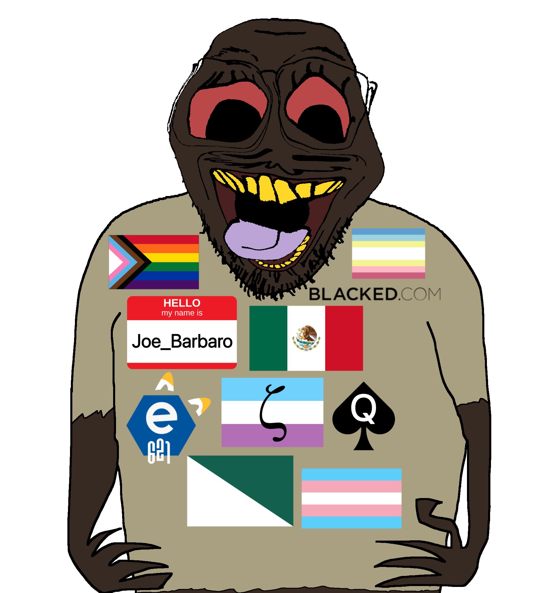 chauvin, bernd, meximutt, chudfaggot, black skin, blacked, blacked com, bnwo, churka, e621
