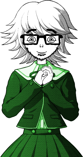 cobson, olgolstein, olgolstein front, proud olgolians, 1soyjak, bushy eyebrows, chihiro fujisaki, crossdresser, crossdressing, danganronpa (series)