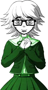 cobson, olgolstein, olgolstein front, proud olgolians, 1soyjak, bushy eyebrows, chihiro fujisaki, crossdresser, crossdressing, danganronpa (series)