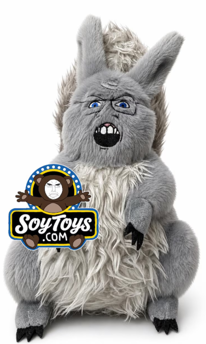 feraljak, feralsquirrel, squirreljak, animal, blue eyes, fur, glasses, open mouth, plushie, soytoys