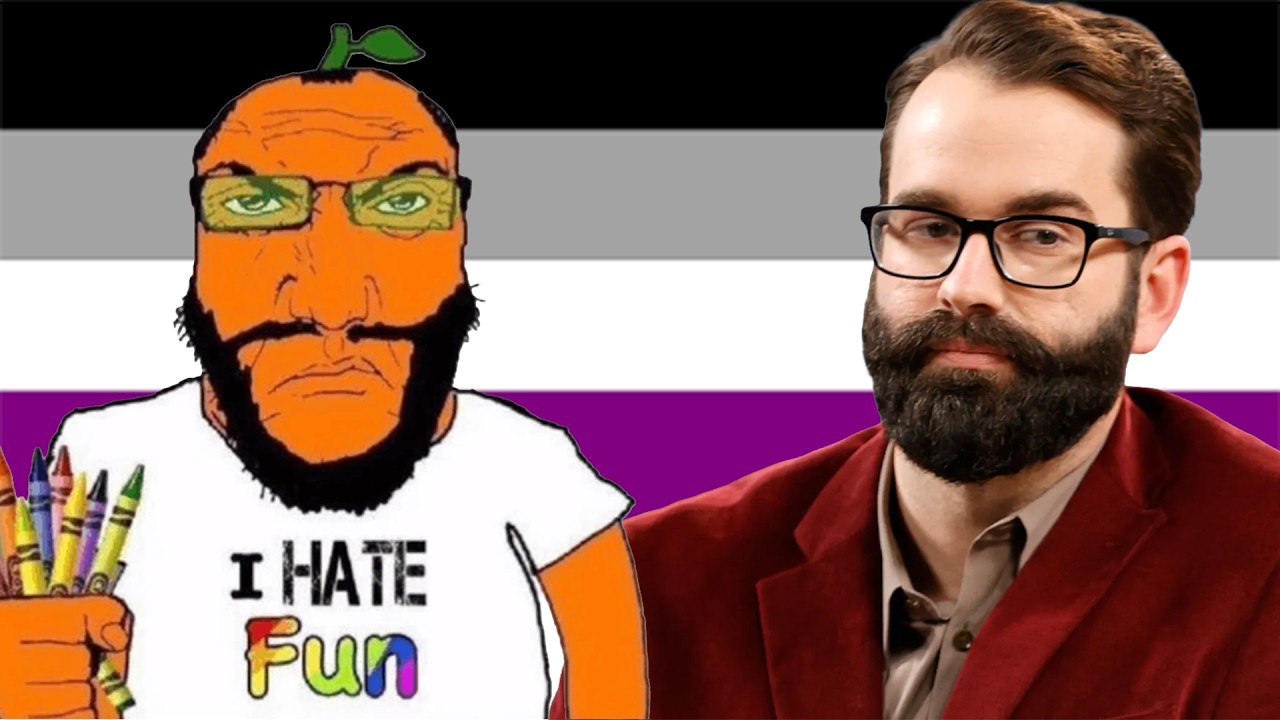 markiplier soyjak, science lover, beard, clothes, crayon, daily wire, food, fruit, glasses, green glasses