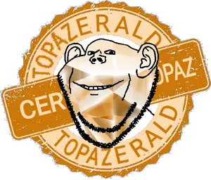 impish soyak ears, badge, ear, food, fruit, gem, gem skin, orange, seal of approval, soyjak