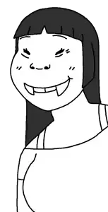 214928 - soybooru.com - asian black_hair buck_teeth eyelashes fangs female foidjaks glasses hair long_hair smile soyjak soykio_girl soykio_kid teeth template transparent_background.png