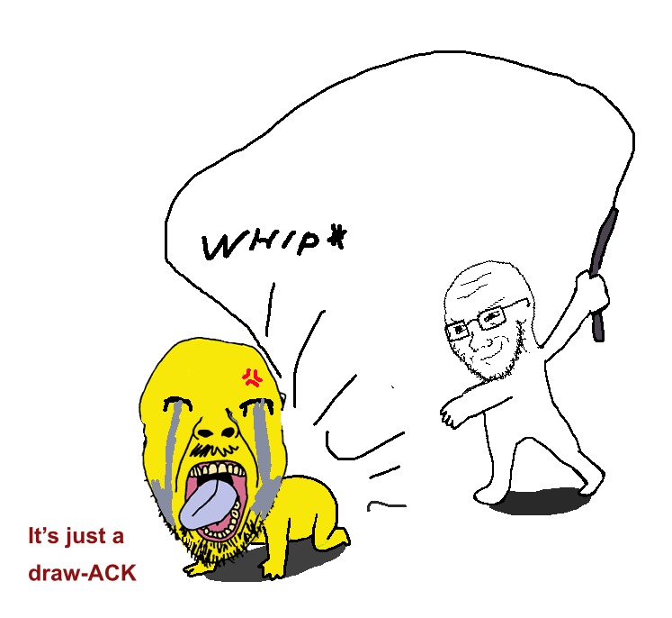 bernd, soyak, soyak (smug), 2soyjaks, anger mark, closed eyes, crawling, crying, english text, full body