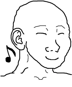 vibing wojak ears.gif
