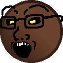v1r, soyak, nuurumoji, bald, brown skin, english second languague, esl, eyebrows, glasses, noon