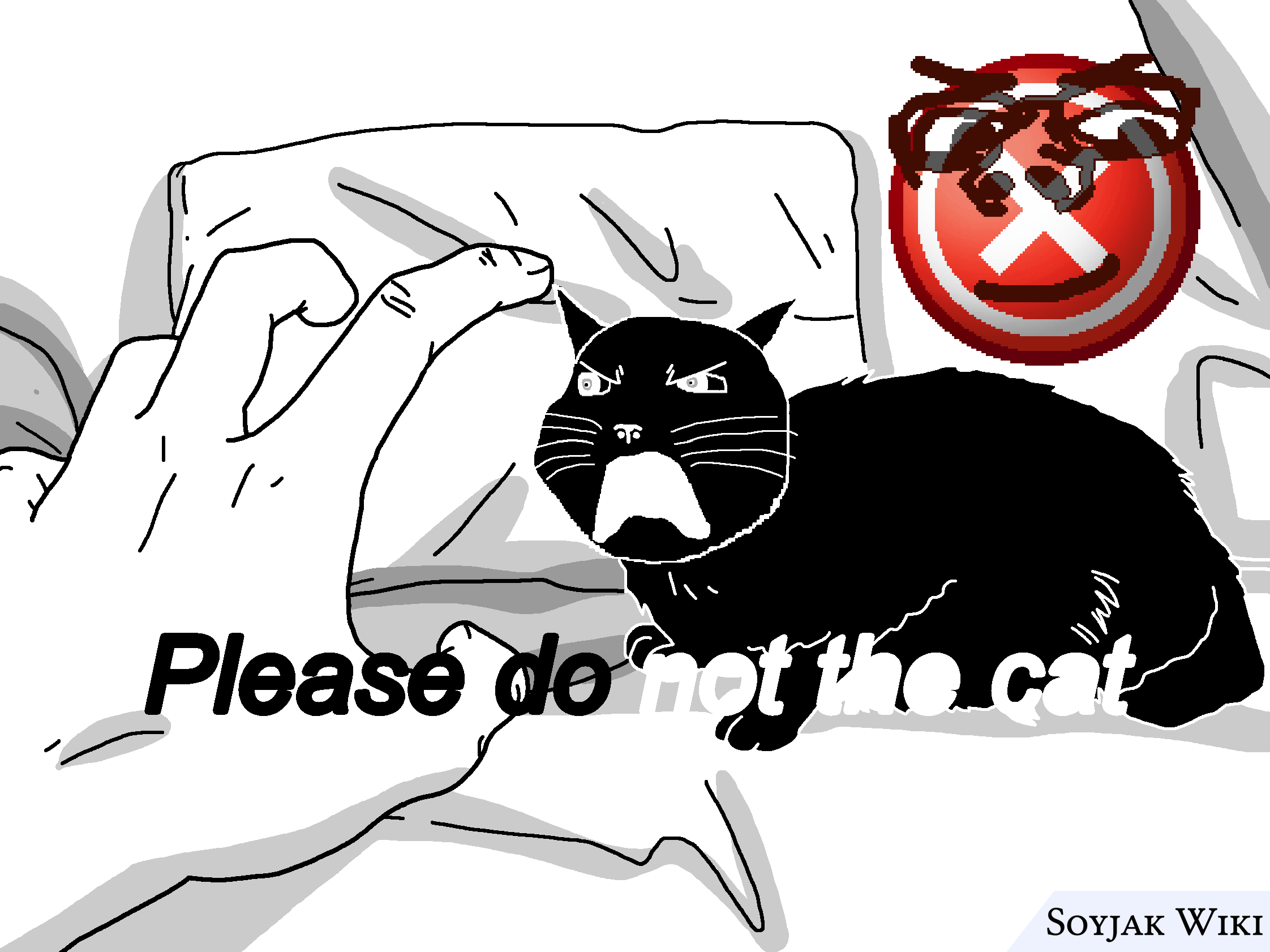 gapejak, soyak, doctos, massjak, massmeowjak, wholesome soyjak, angry, animal, cat, cat ears