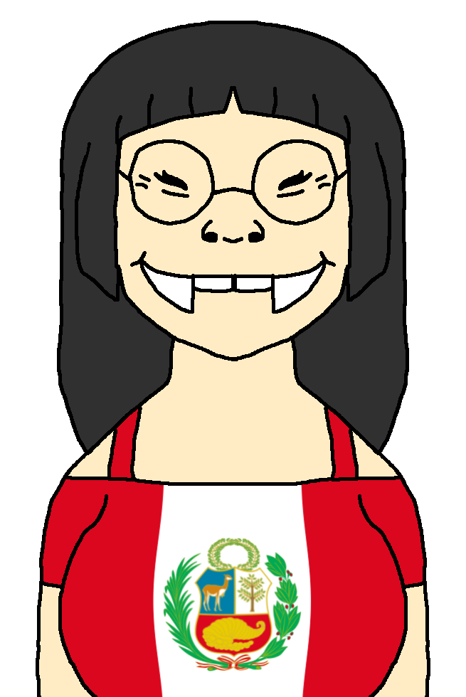 soykio kid, soykio girl, soykio girl front, femjak, foidjaks, 1soyjak, asian, black hair, buck teeth, closed eyes