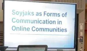 girl makes soyjak presentation.webm