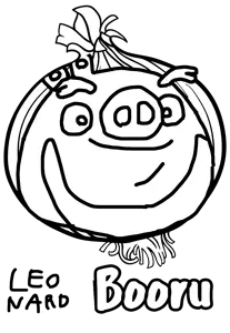 leonardjak, soyak, the soybooru logo, animal, booru, closed mouth, head, pig, smile, soybooru