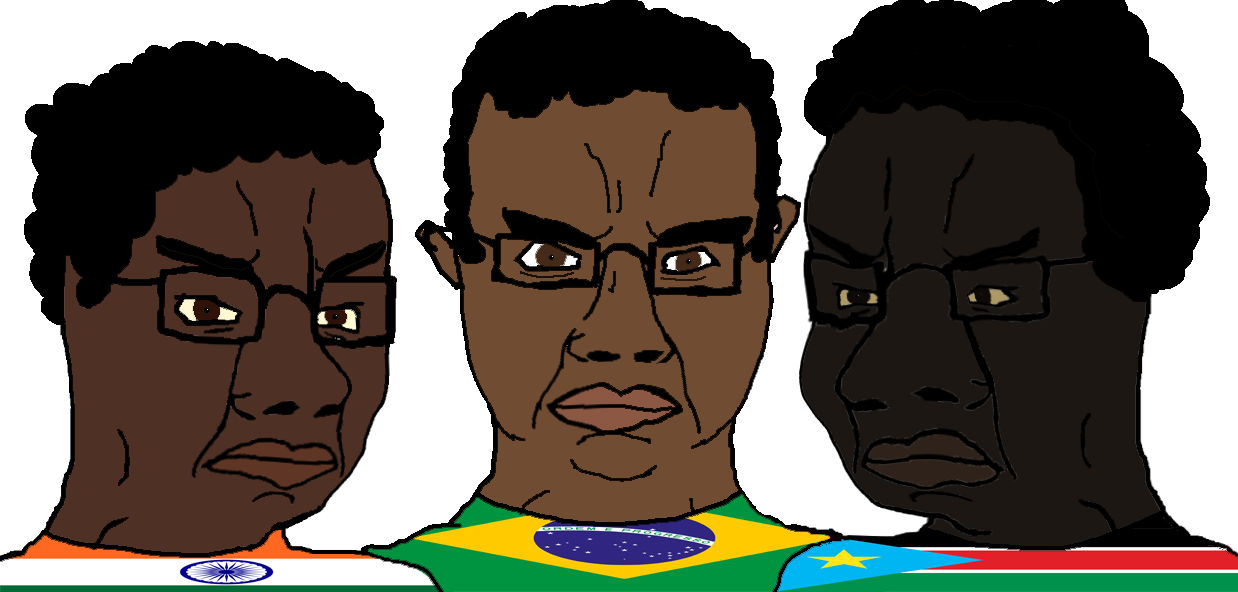 nation88, chudjak, 3soyjaks, afro, big lips, black eyes, black hair, black skin, brazil, brown skin