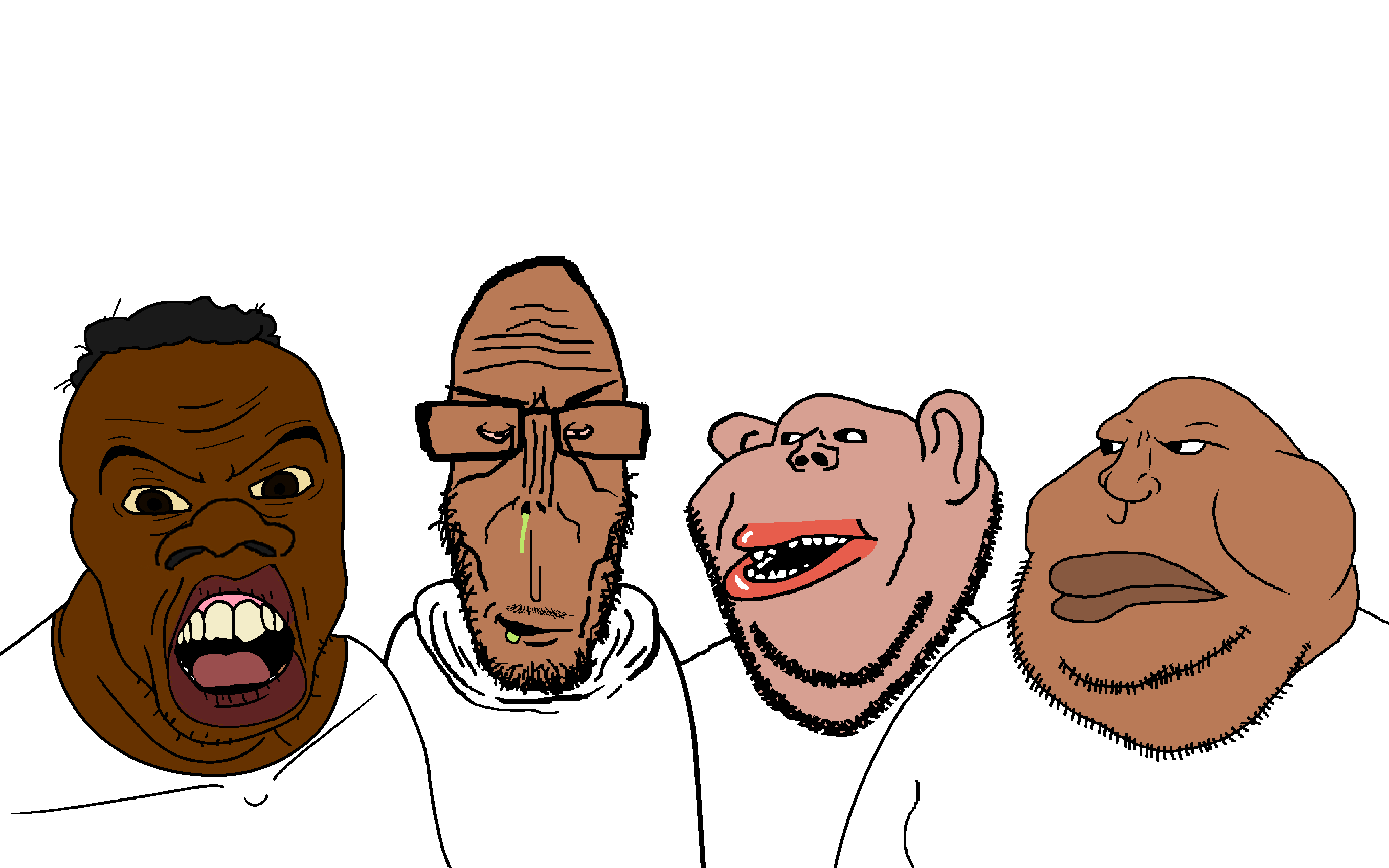 feraljak, impish soyak ears, markiplier soyjak, meximutt, euromutt, feralnigger, impish amerimutt, euromutt, muttverse, 4soyjaks