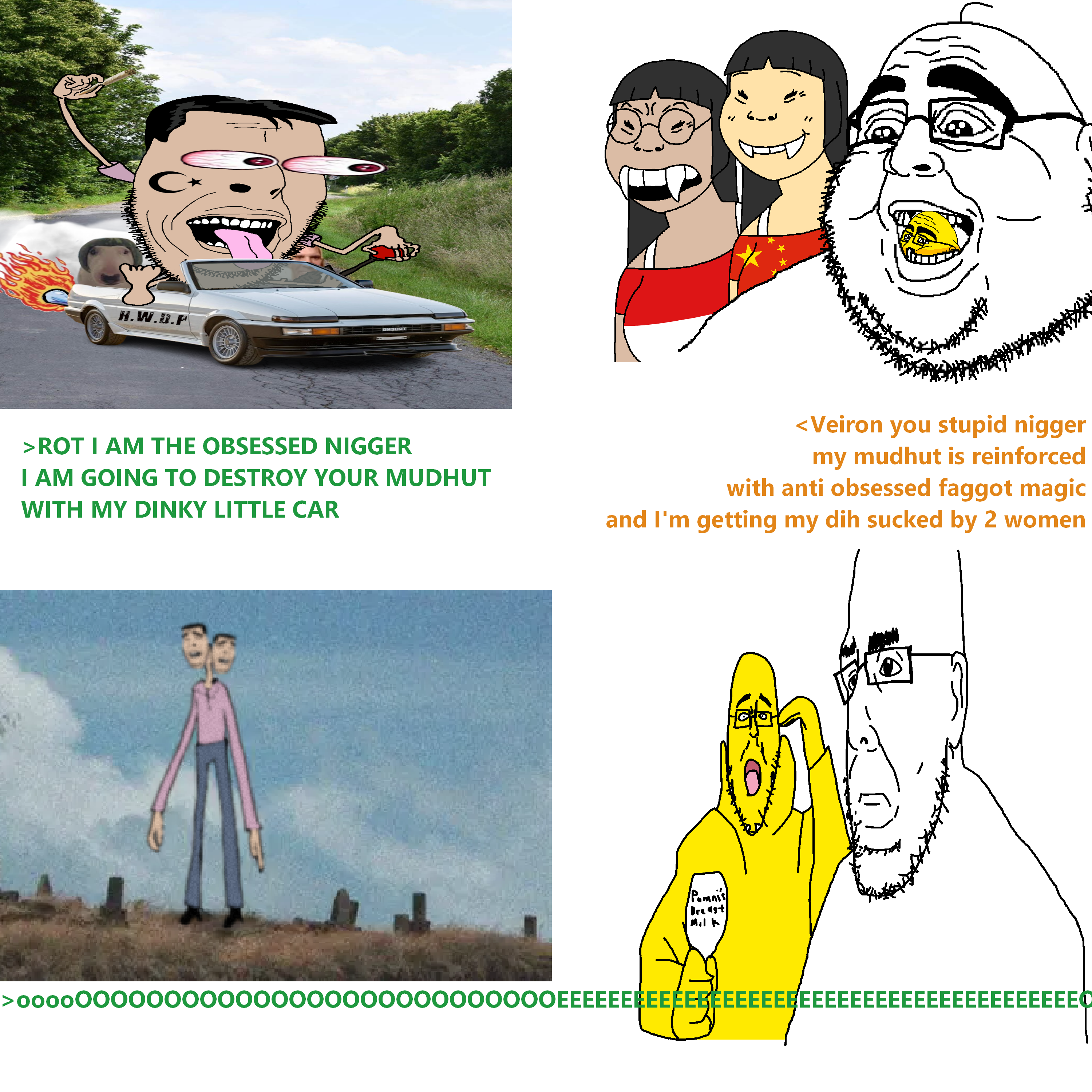 veironnhead, cobson, soykio kid, unknown, w jaks, soykio girl, femjak, arm, black eyes, black hair