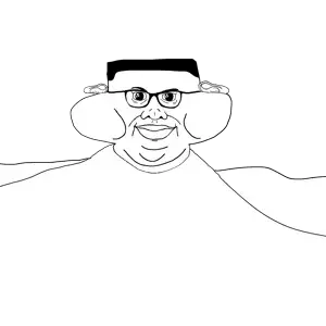 brandon, brapoop, black glasses, closed mouth, ear, fat, glasses, hair, looking at you, nose