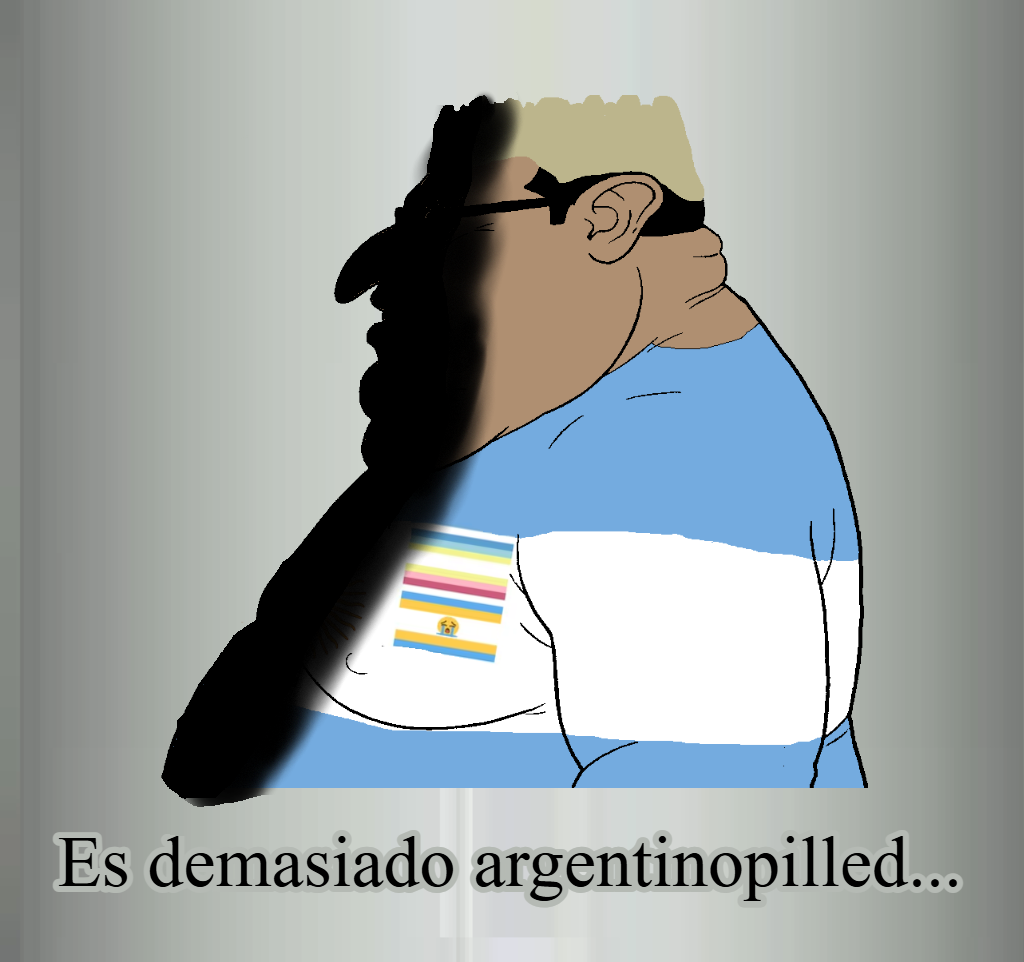 brandon, meximutt, branigger, branigger side, it's based and christpilled, argentina, bralatinxgger, fat, front view, glasses
