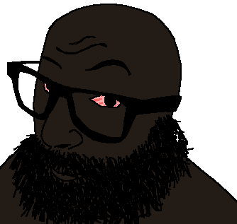 toferjak, aliased, bald, balding, beard, bearded, black beard, black glasses, black hair, black skin