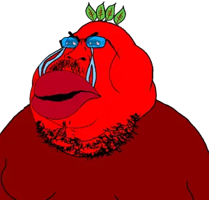 cryboy soyjak, meximutt, bantujeet, bantumutt, 1soyjak, angry, anti broot, beetroot, blue glasses, crying