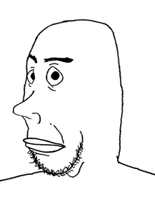 227817 - soybooru.com - 1soyjak black_eyes closed_mouth confused jakeson looking_to_t2he_left no_glasses open_eyes portrait stubble template transparent_background uncolored_skin.png