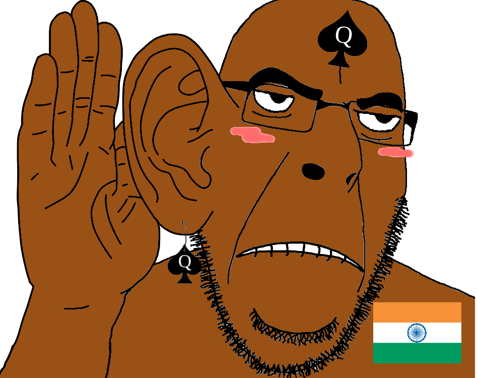 cobson, hornyson, 1soyjak, bald, bbc slut, black eyes, blush, brown skin, built for bbc, closed mouth