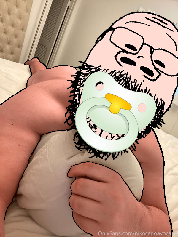 nikocado avocado, gapejak, babyjak, babyjak, baby, bed, glasses, high quality, high res, in real life