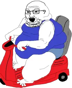 soyak, arm, chin, clothes, double chin, driving, fat, feet, glasses, hands
