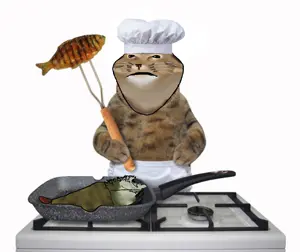 Stock image of impish cat cooking.png