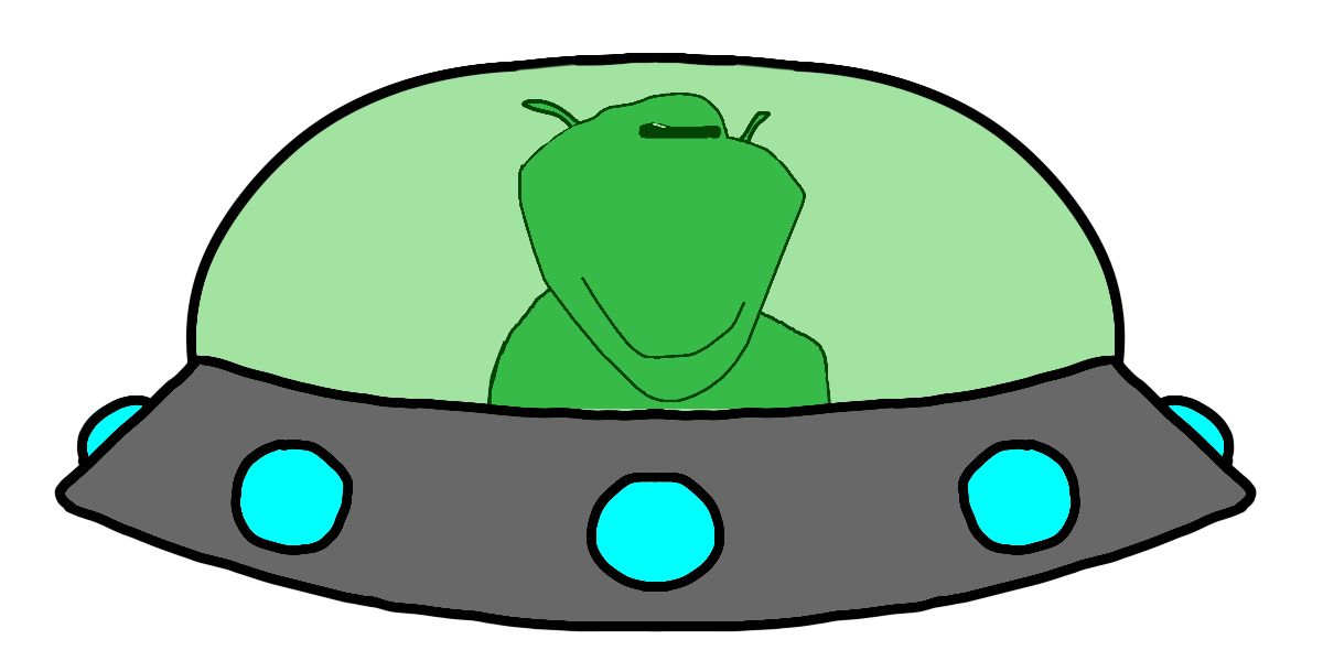 Alien in ufo