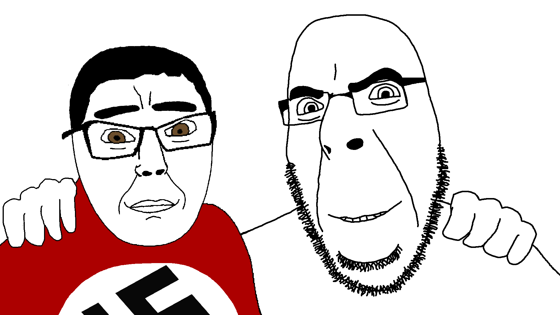 nation88, chudjak, cobson, feraljak, feralchud, no more brother wars, chuddified soyjaks, bald, brown eyes, chud