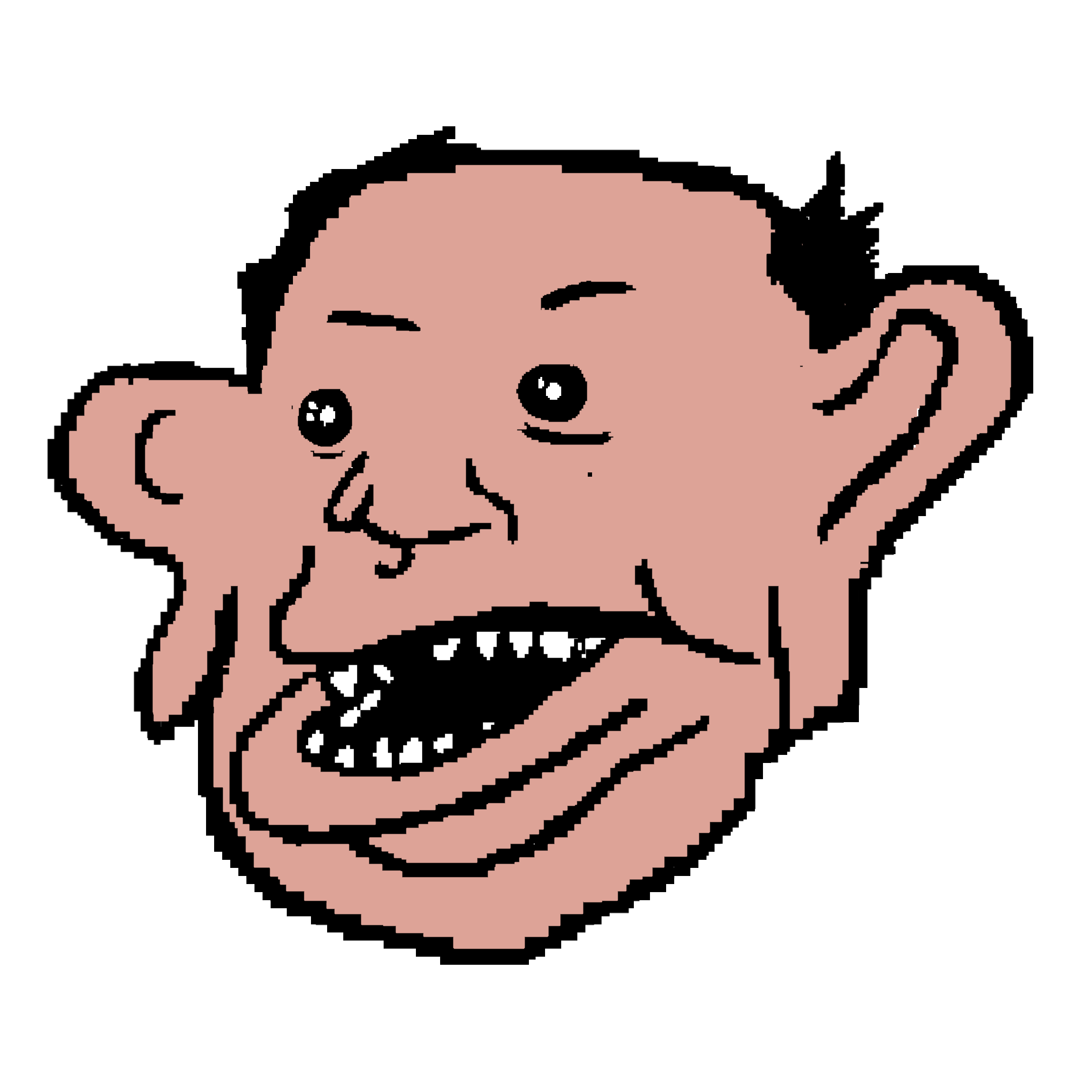 classic amerimutt, amerimutt, muttverse, soyline miami, bald, balding, black hair, fat, front view, hair
