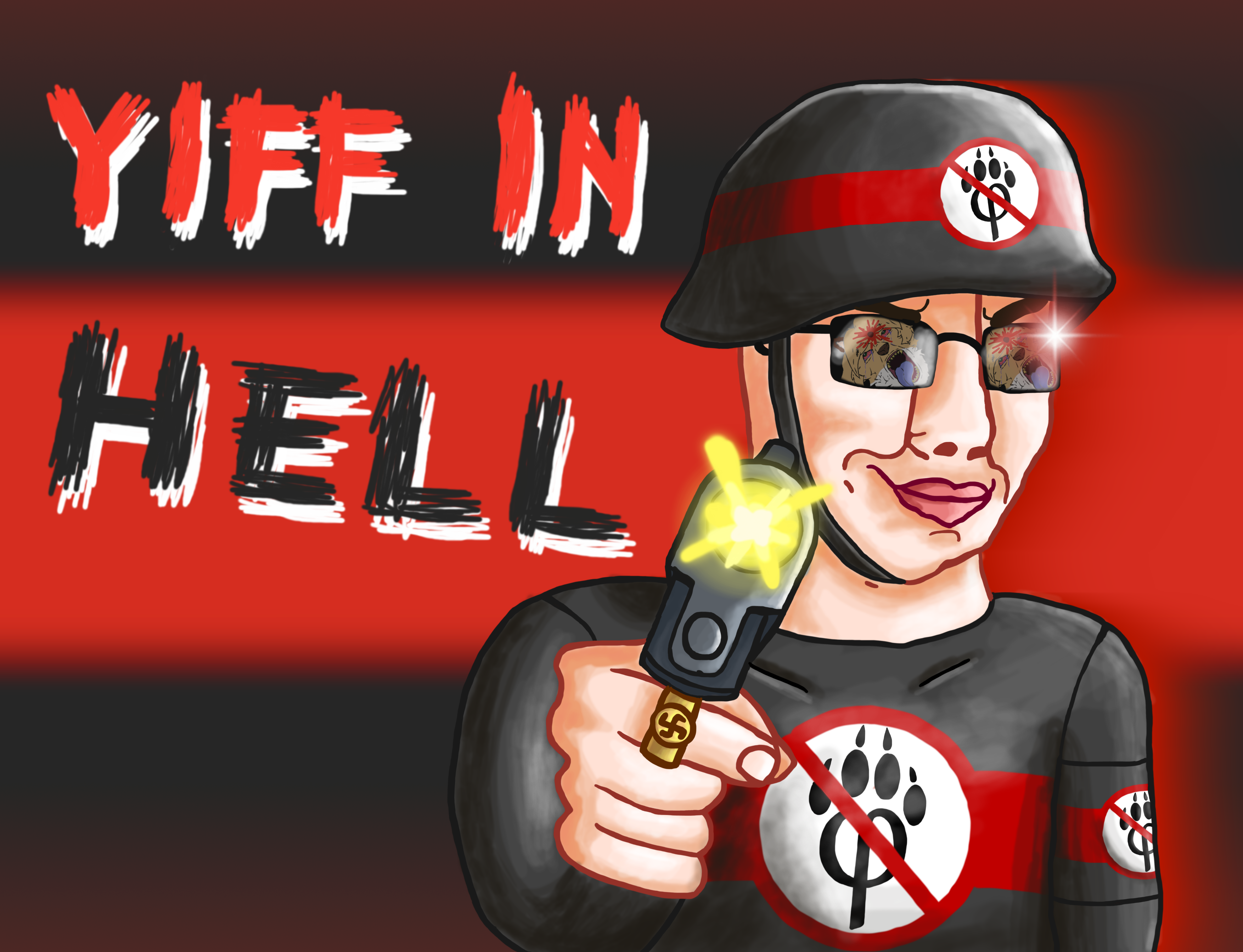 averi, bernd, chudjak, ackfur, trannyfur, animal, anthro, anti furry, armband, averi pedo nigger