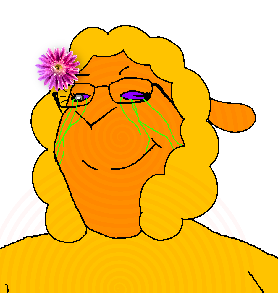 gapejak, female gapejak, gapejak sheep, femjak, foidjaks, animal, anthro, blonde hair, closed mouth, female
