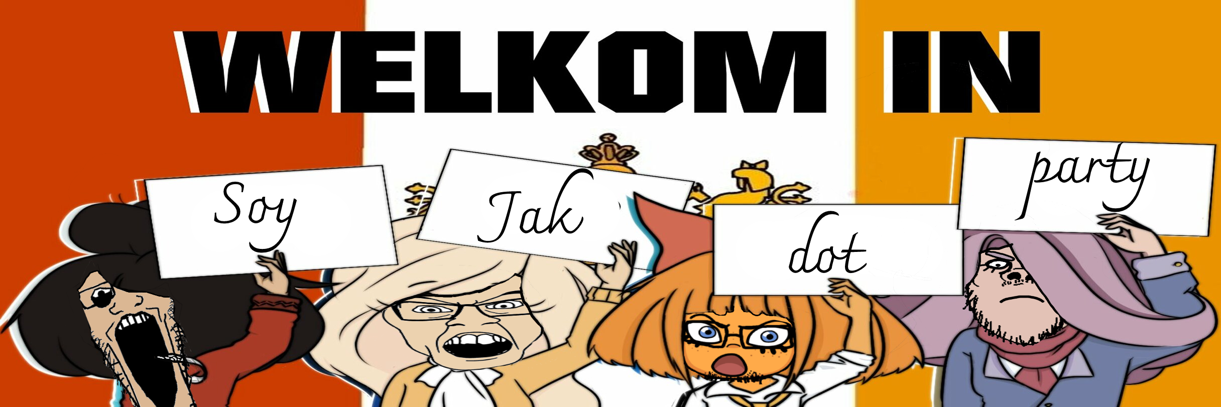 coco schoppenboer, maya schoppenboer, mymy schoppenboer, a24 slowburn soyjak, feraljak, markiplier soyjak, 4soyjaks, arm, blue eyes, cleavage
