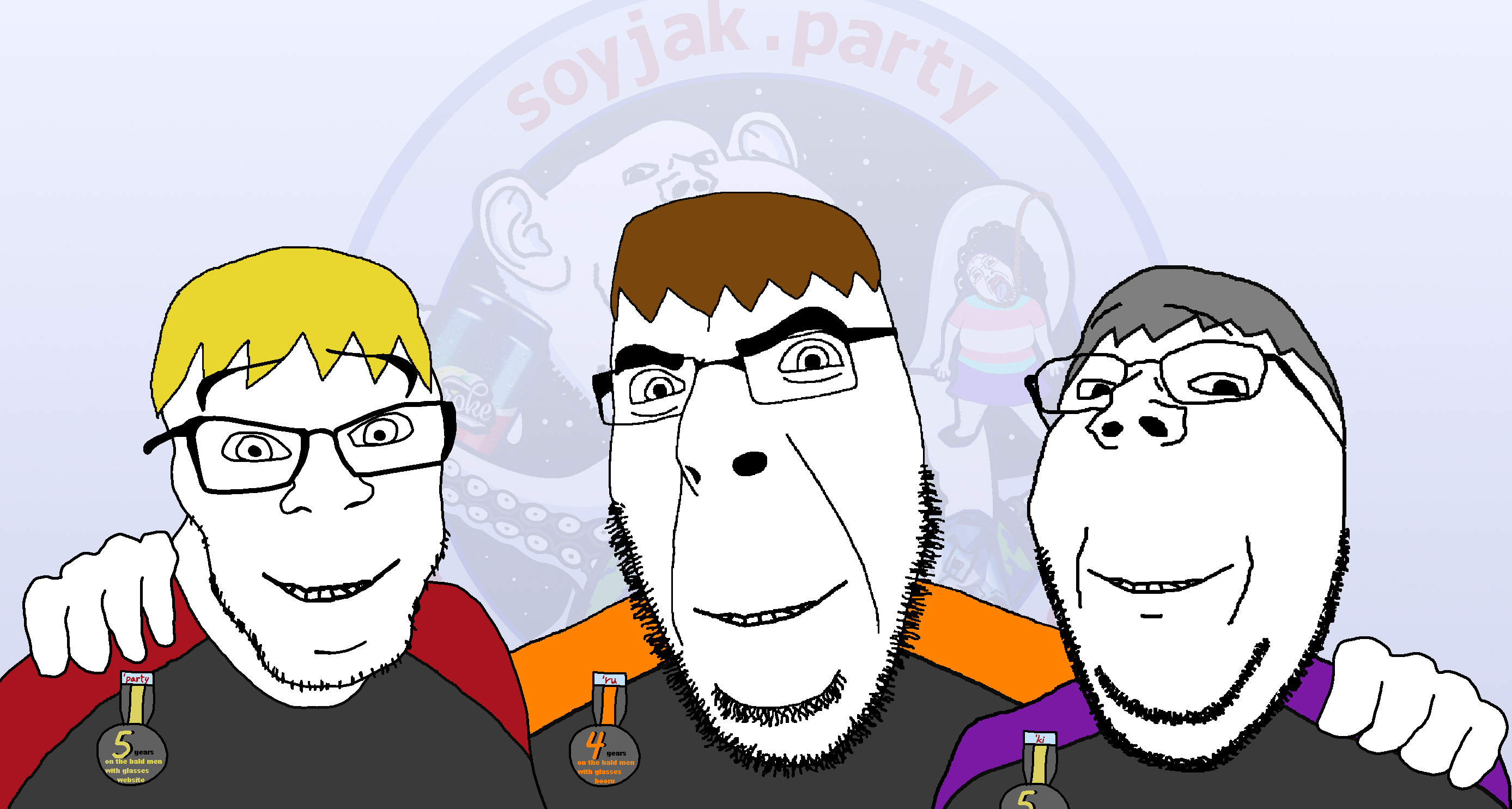 dan, dan bykes, nate higgers, cobson, feraljak, gapejak, wholesome feraljak, wholesome soyjak, natejak, no more brother wars