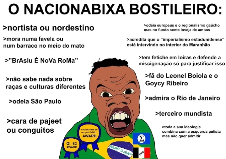 feraljak, angry, award, awards, big lips, bostileiro, brapzilian, brazil, brown skin, lips