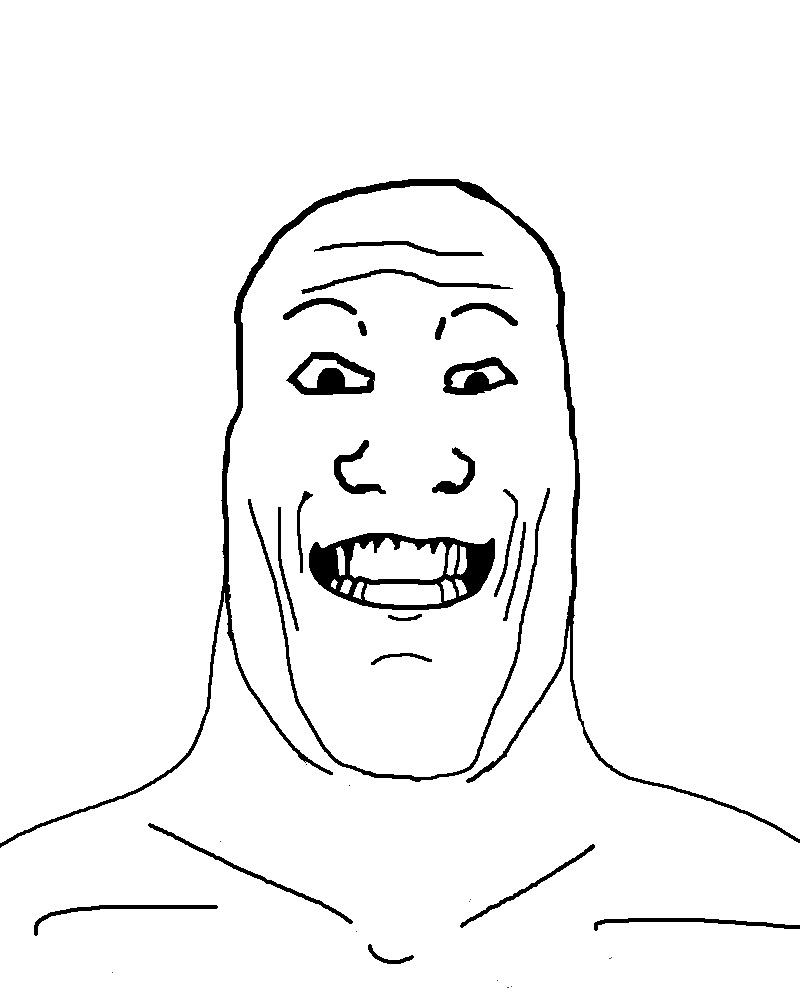 cobson, markiplier soyjak, cob noir, cobson front2, hornyson, hornyson front, neutralplier, fusionjaks, bald, evil