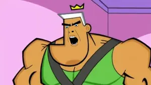 cobson, angry, blue eyes, buff, cartoon, fairy, hair, jorgen von strangle, nickelodeon, open mouth