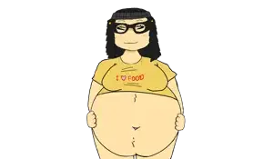 soychang, soytan, asian, bbw, black eyes, black hair, closed eyes, fat, female, food