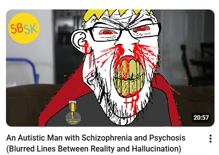 nate higgers, feraljak, feralrage, natejak, 1 year on bald men with glasses website, 1soyjak, angry, autism, blood, blood from mouth