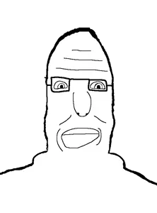 markiplier soyjak, massie, euromutt, euromutt, bald, forehead wrinkles, glasses, lips, no beard, nose