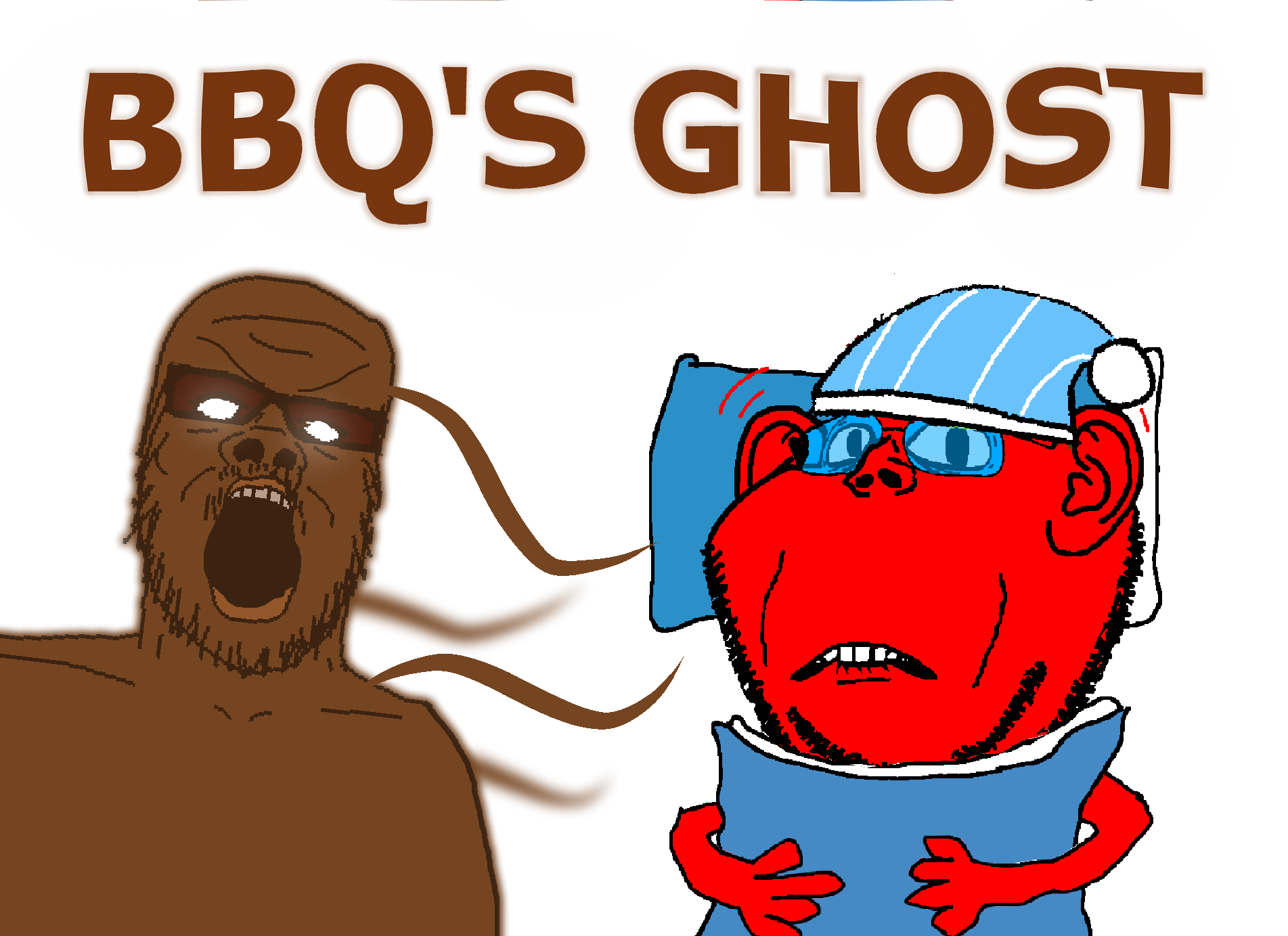 a24 slowburn soyjak, impish soyak ears, impish soyak ears (concerned), bbq's ghost, admin, bbq, bbq sauce, bed, beet, beetroot