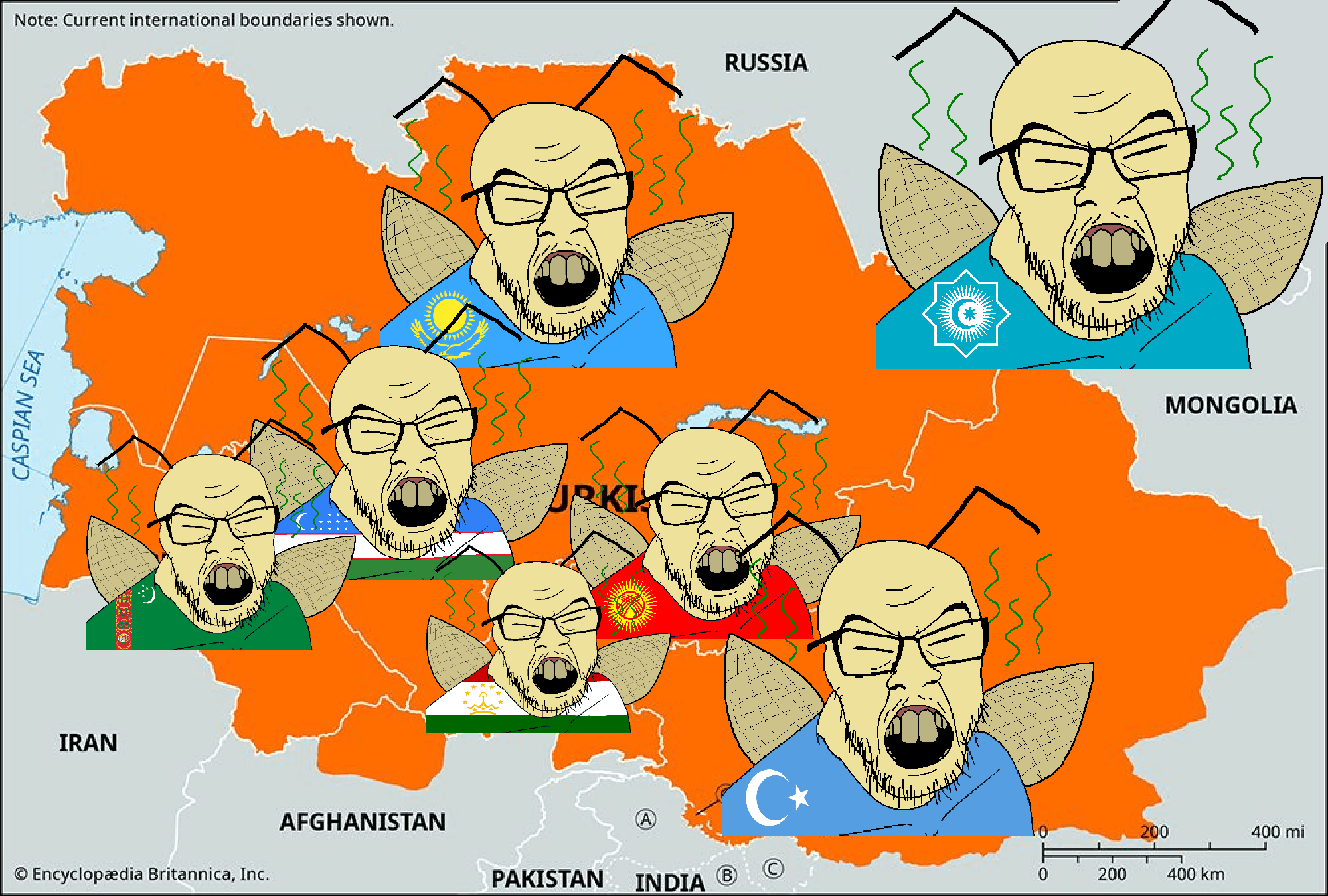 feraljak, angry, animal, antenna, asian, bald, buck teeth, bug, bugs, chinksectoid