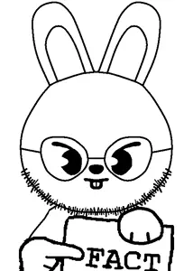 leebitjak, animal, brimstone, bunny, bunny ears, cute, fact, fact sign, glasses, hands