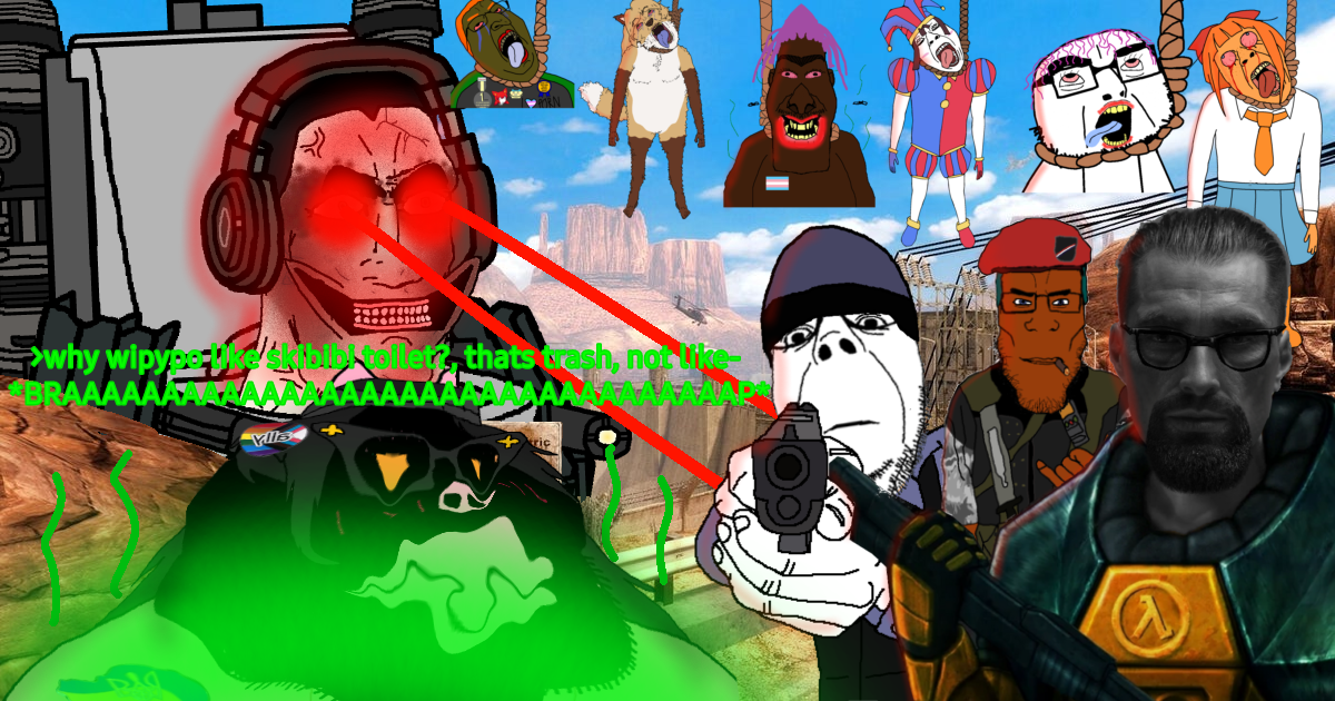 averi, gigachad, gordon freeman, mymy schoppenboer, pomni, soytan, bernd, chudjak, cobson, gapejak