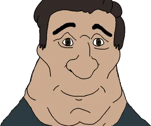 229002 - soybooru.com - chin closed_mouth edit hair hairline jawline looking_down no_beard no_glasses pissluffare sharp_jawline shaved smile strong_jawline thick_eyebrows transparent transparent_background uncolored_skin wh.png