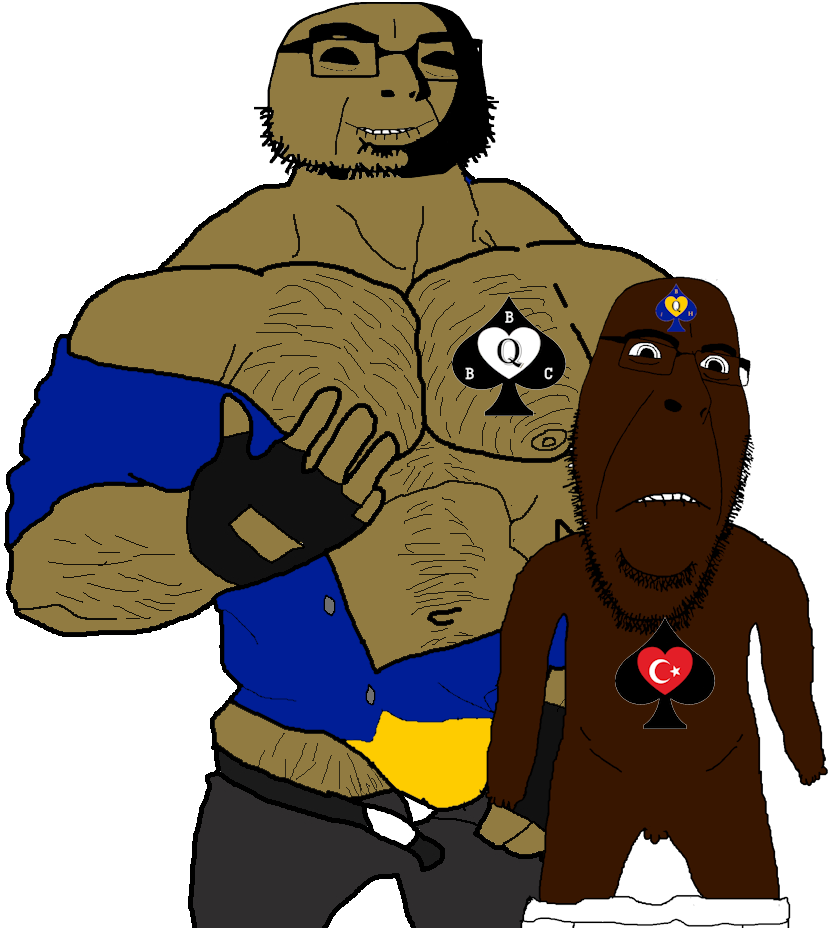 heavy (team fortress 2), rapeson, cobson, hornyson, olgolstein, rapeson, 2soyjaks, bald, black eyes, bosnia