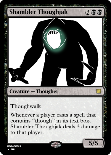markiplier soyjak, thougher, arm, black skin, card, full body, glowing, hands, inverted, leg