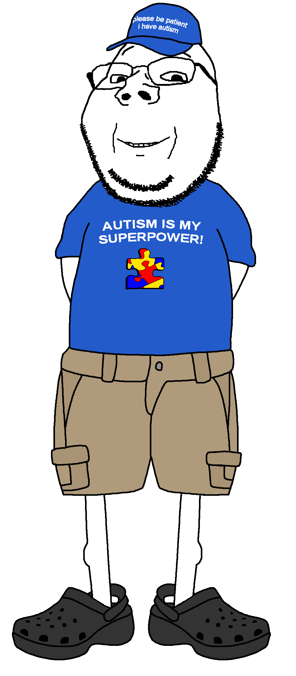 greenfag, gapejak, wholesome soyjak, wholyjak, 1soyjak, autism, autism is my superpower, bald, baseball cap, black eyes