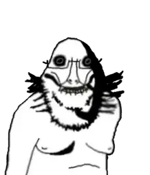 cobson, rapeson, biting lip, glasses, he's gonna rape you, looking at you, shadow, smile, staring, uncolored skin